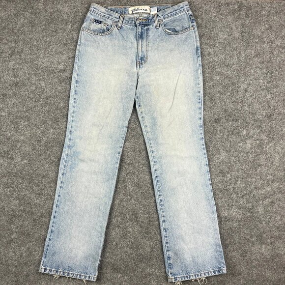 Express Bleus Jeans Womens Size 9/10 Bootcut Light Wash Vintage Y2K Denim - Picture 1 of 11